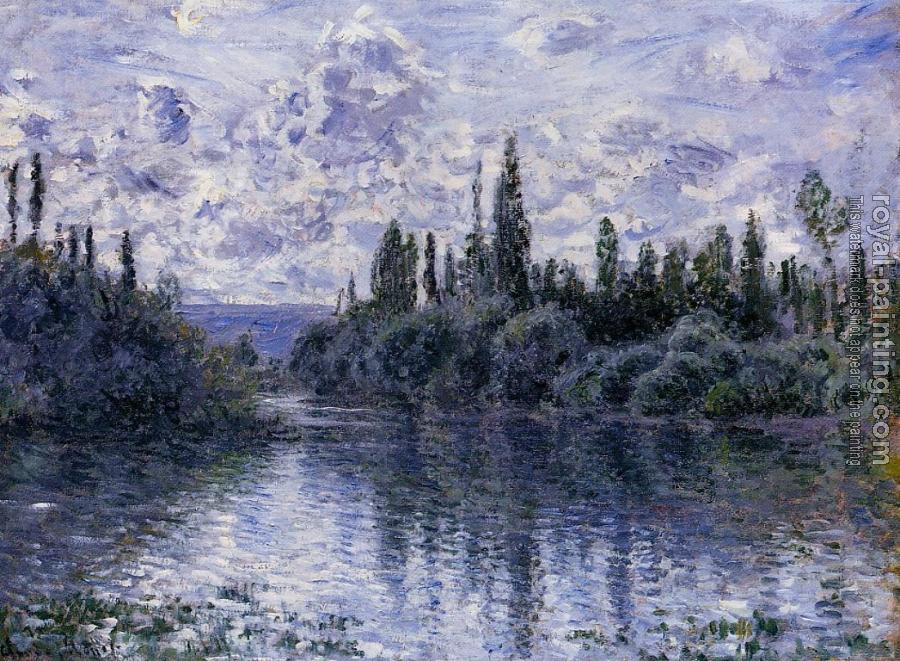 Claude Oscar Monet : Arm of the Seine near Vetheuil